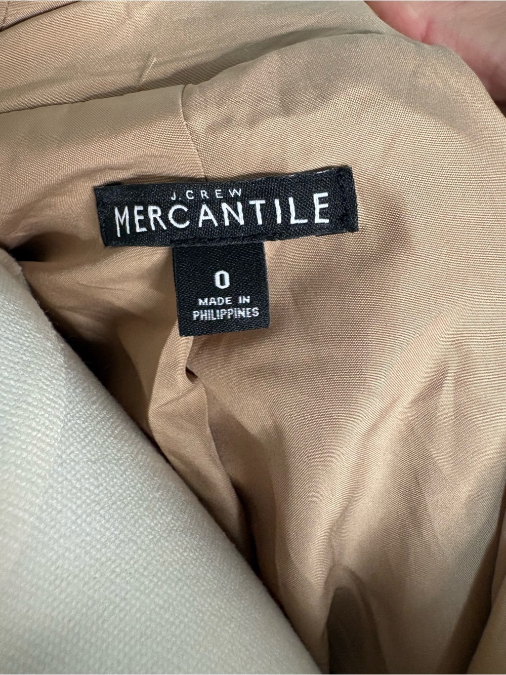 J. Crew Camel Hooded Trench Coat with Faux-Fur Trim - Picture 5 of 5